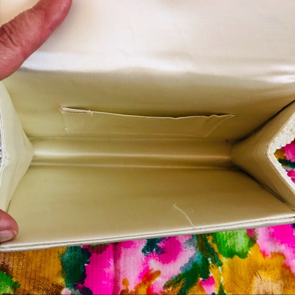 Vintage Beaded Purse with Coin Purse & Eyeglass Holder by Grande Mason Blanche - Picture 7 of 16